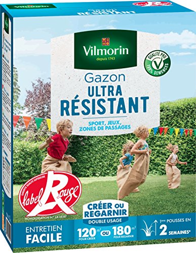 Gazon ultra resistant label rouge Vilmorin 3 kg