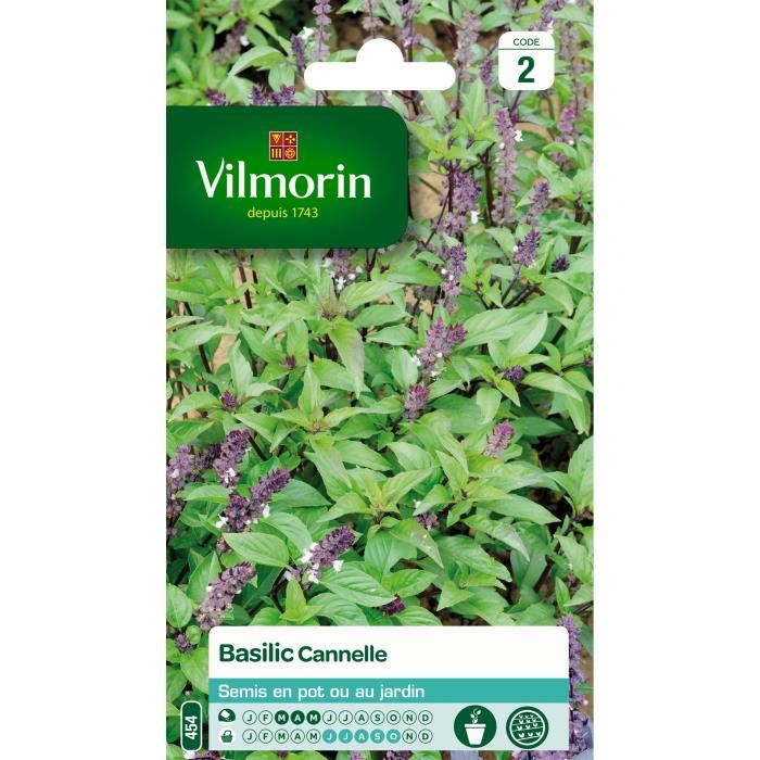 Vilmorin 5872246 Pack De Graines Basilic...