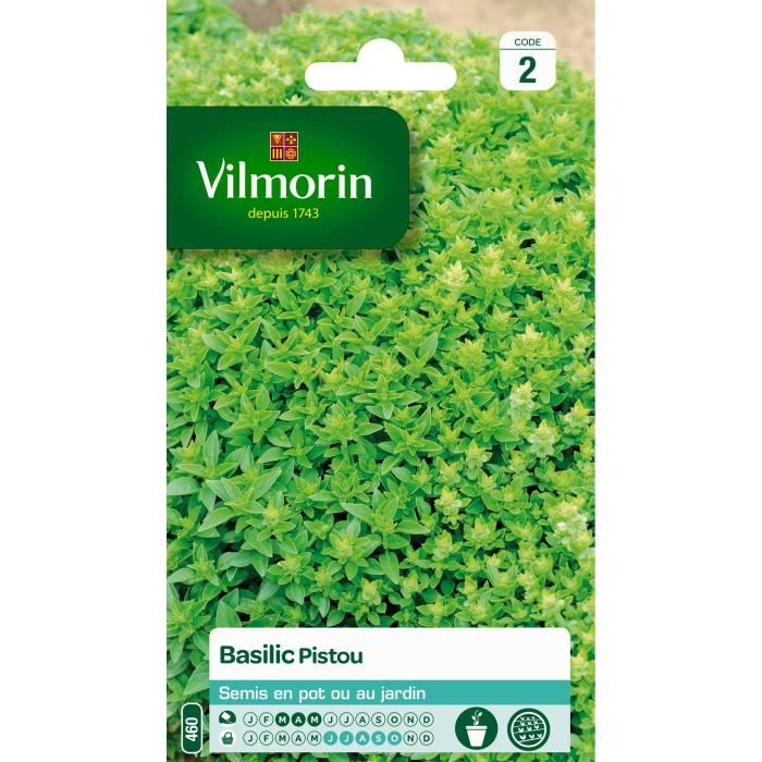 Vilmorin 5871742 Pack De Graines Basilic...