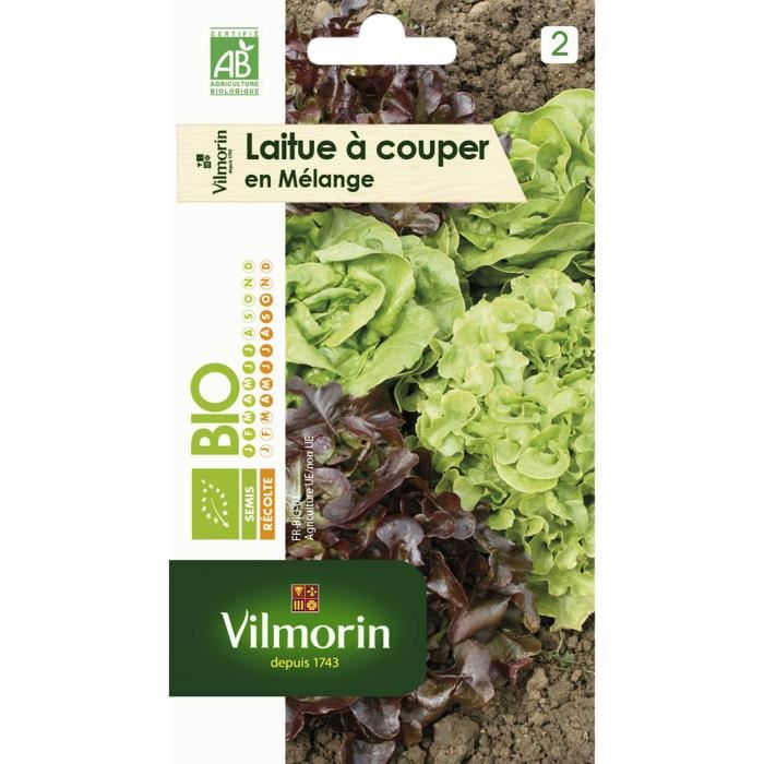 Vilmorin Graines De Laitue A Couper En Melange Bio