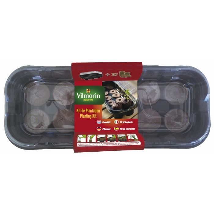 Vilmorin Kit Mini-serre Souple + 10 Pastilles Tout En 1