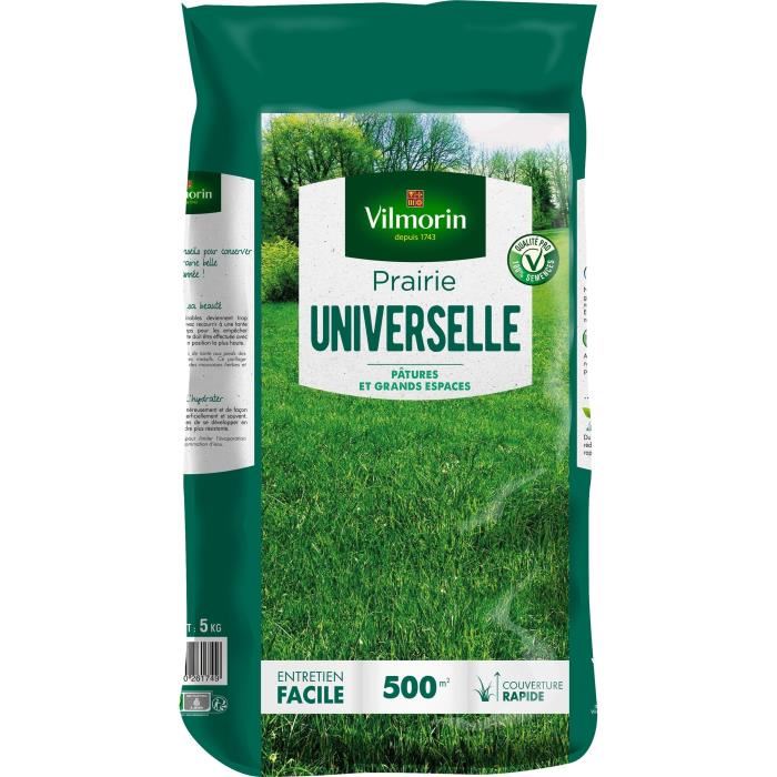 Semences Prairie Universelle Vilmorin Sac 5 Kg 500 M² Ideale Pour Vos Animaux