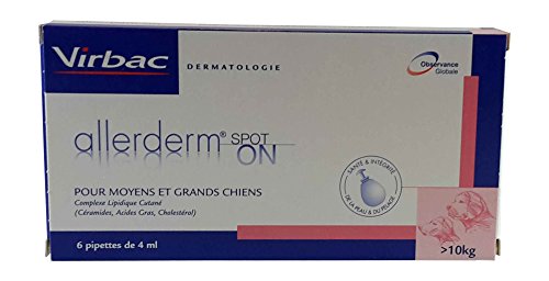 Allerderm Spot On - Moyens et grands chiens - 6 pipettes