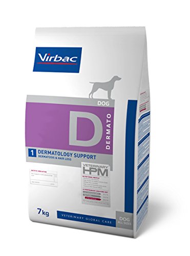 Virbac Veterinary Hpm Diet Chien Dermatology Support Dermatosis Hair Loss Croquettes 12kg