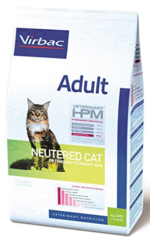 Virbac Veterinary Hpm Neutered Chat Adulte 12mois Croquettes 15kg