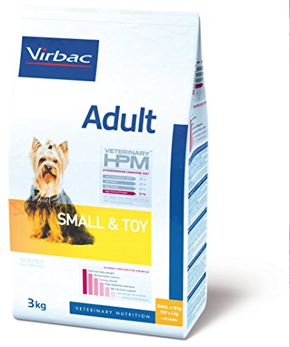 Virbac Veterinary Hpm Chien Adulte (+10mois ) Small Et Toy (-10kg) Croquettes 1,5kg