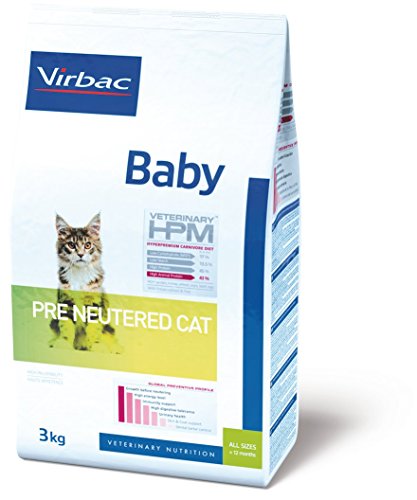 Virbac Veterinary Hpm Pre Neutered Baby (chaton Ou Sevrage A 12 Mois) Croquettes 400g