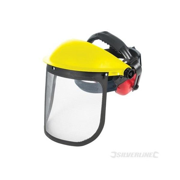 Visiere Grillagee De Forestier Avec Casque Anti-bruit Silverline 140878