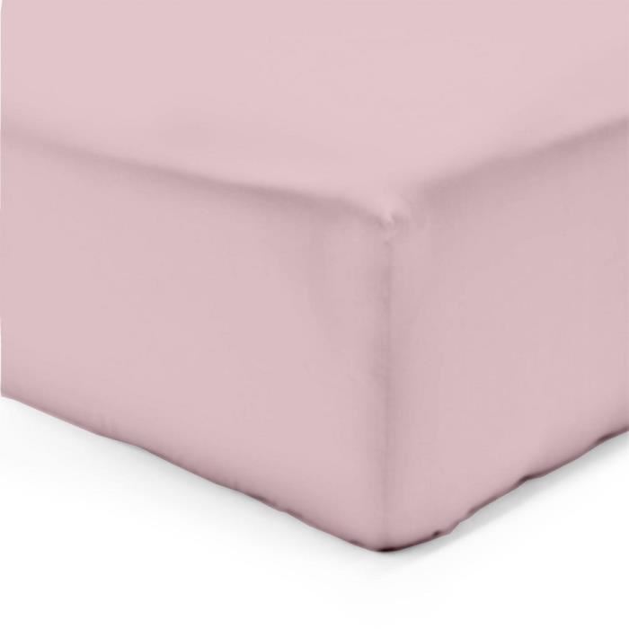 VISION Drap housse 200x200cm ROSE