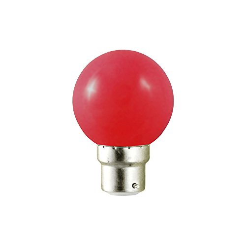 Ampoule Led Rouge 1W B22 (9W) Bulb - VISION-EL
