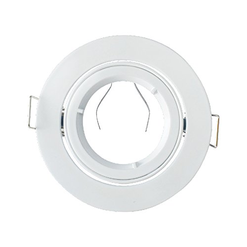Vision-EL Support Spot LED Orientable Rond D93 Blanc