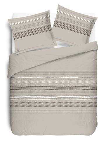 Vision Parure De Couette Anthony 100 Coton 220 X 240 Cm Beige