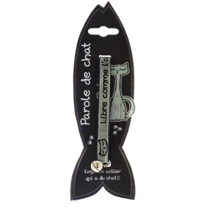 Vitakraft Collier En Pvc Gris Reflechissant Pour Chat