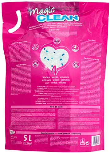 Vitakraft Magic Clean 5 Litres Litiere Pour Chat Anti Allergi