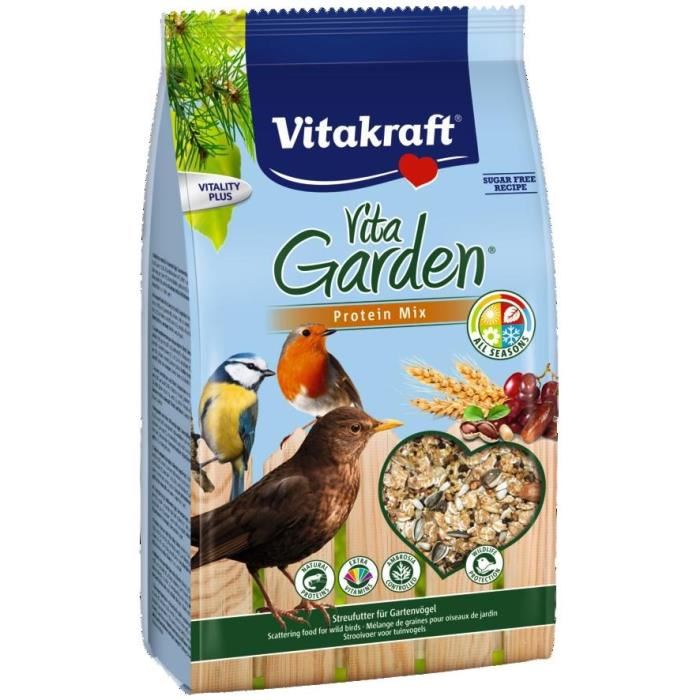 VITAKRAFT Melange Proteine Pour oiseaux du ciel 850 g