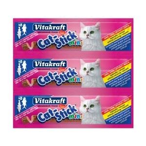 Friandise Pour Chat - Vitakraft - Cat Stick Mini - Colin Et Cabillaud - Sachet Fraicheur 3 Sticks