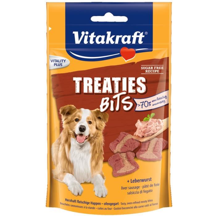 Vitakraft Treaties Bits Pate De Foie - Pour Chien - 120 G