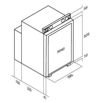 Vitrifrigo Refrigerateur A Absorption Vtr 5040 - Camping Car