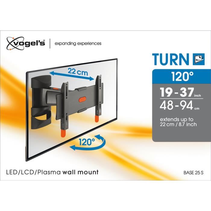 Vogels Base25s Support Orientable 19 A 37 20kg Max