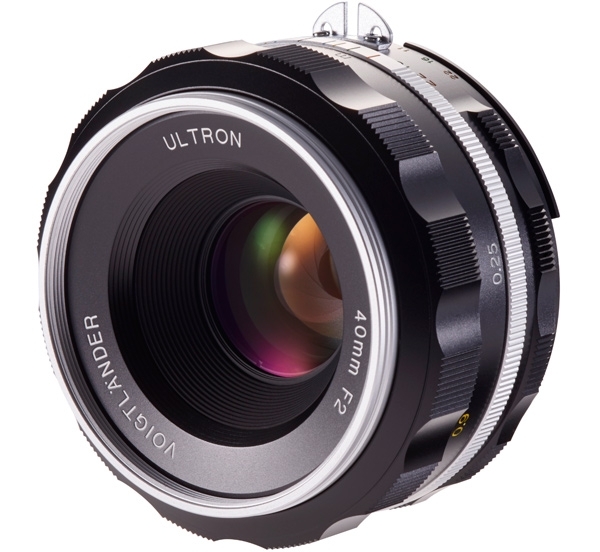 Voigtlander Ultron Sl Ii S 40mm F2 Nikon Ais Silver