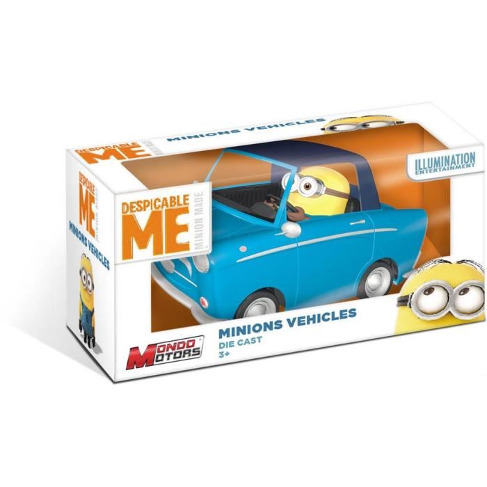 Voiture Avec Figurine Minions 1/43