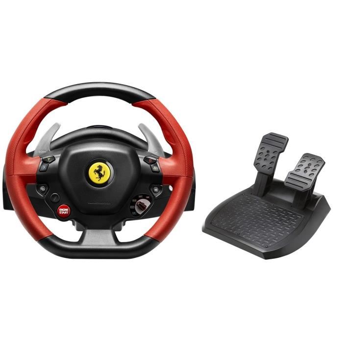 Thrustmaster Ferrari 458 Spider Ensemble Volant Et Pedales Filaire Pour Microsoft Xbox One