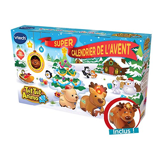 Calendrier De Lavent Tut Tut Animo Vtech 24 Pieces Et Un Animal Electronique Mixte A Partir De 12 Mois