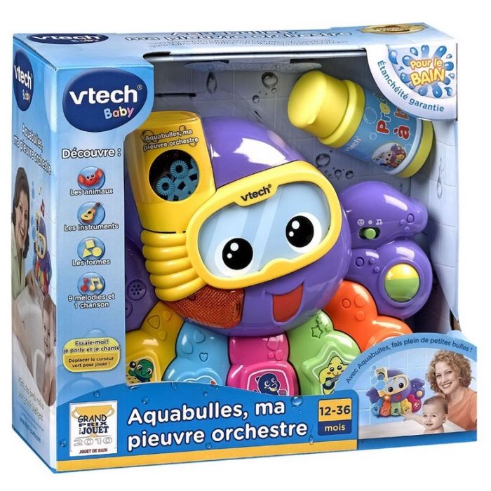Vtech Baby - Aquabulles, Ma Pieuvre Orchestre
