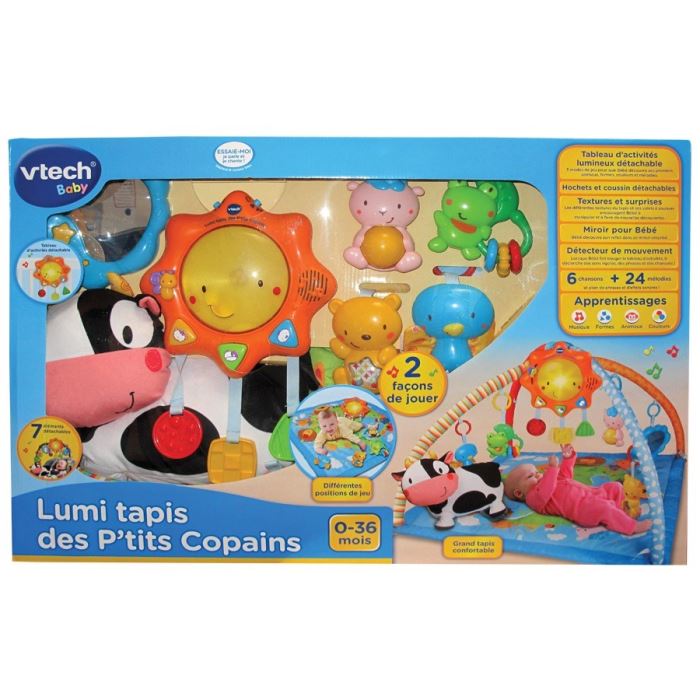 Vtech Baby - Lumi Tapis Des Ptits Copains Bleu