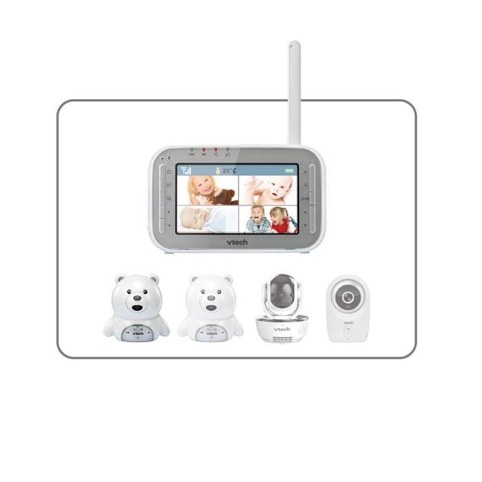 Vtech - Babyphone Video Xxl Ourson Bm4200