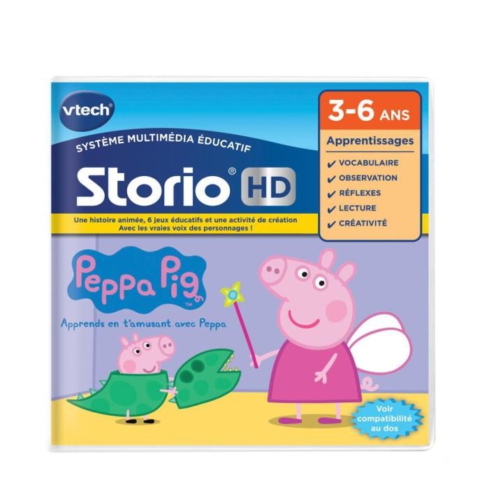 Vtech - Storio Peppa Pig, Cartouche De J...