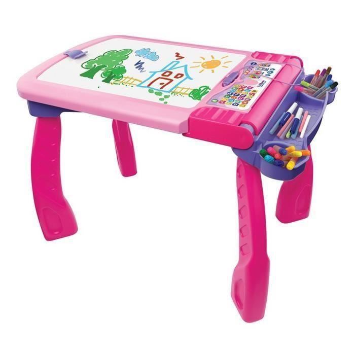 Chevalet Interactif 3 En 1 Vtech Rose Pour Fille A Partir De 3 Ans