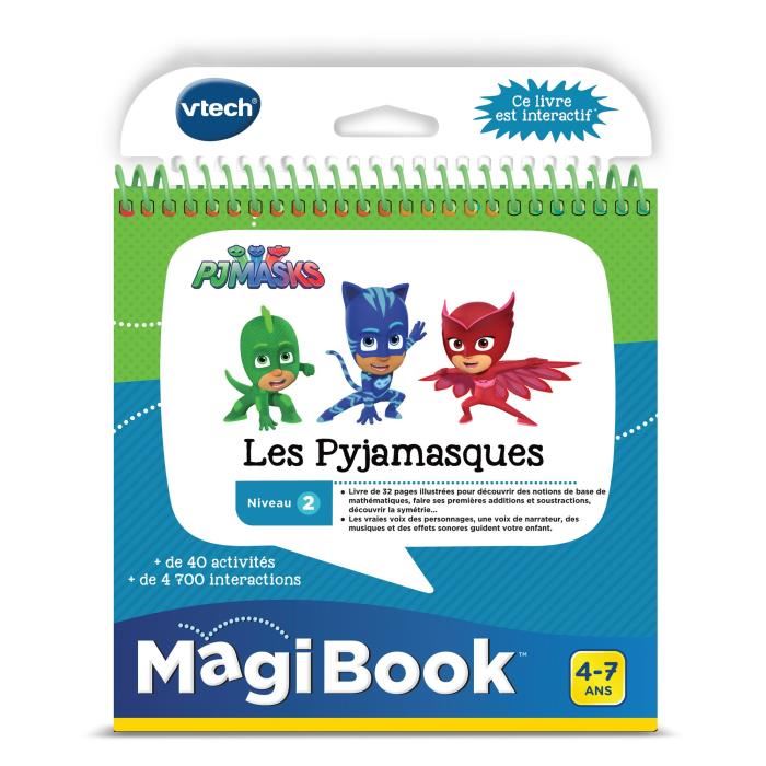 Vtech - Magibook - Livre edcucatif Les Pyjamasques