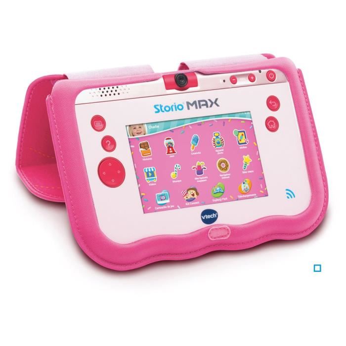 Etui Support Storio Max 5 - Vtech - Rose - Pour Enfant - Interieur