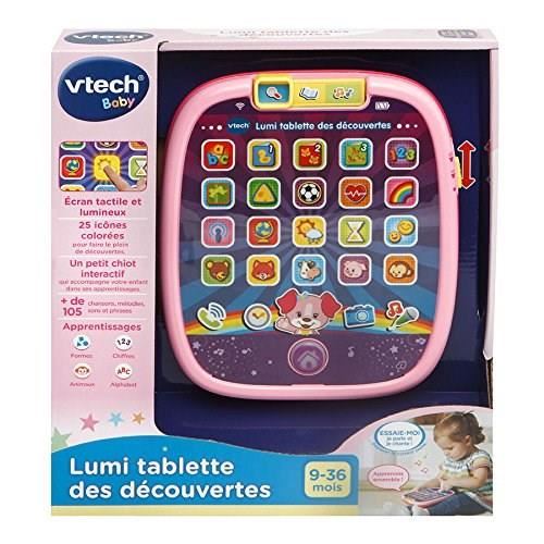 Vtech Baby Lumi Tablette Des Decouvertes Tablette Enfant Rose