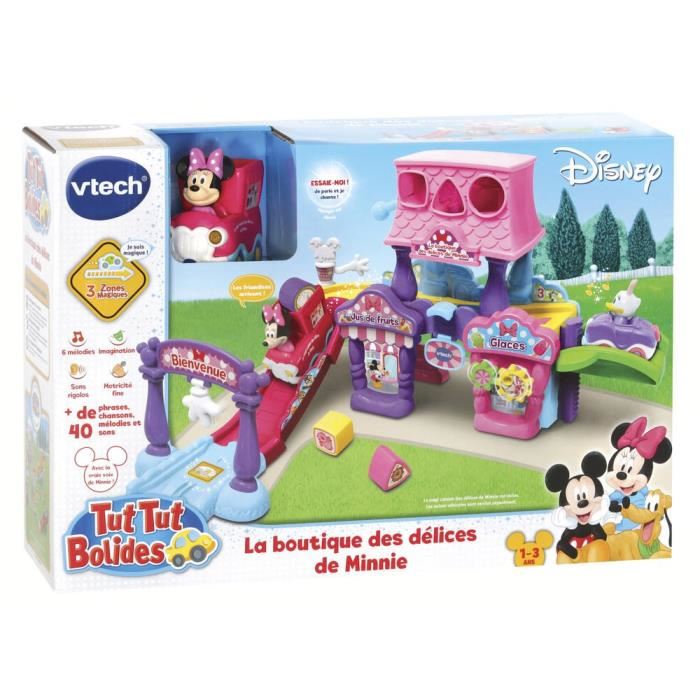 Vtech - Tut Tut Bolides - La Boutique Des Delices De Minnie - Jouet Enfant 1-3 Ans - Multicolore