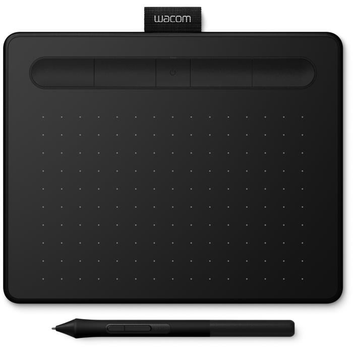 Wacom Tablette Graphique Intuos Basic Pen S Noir