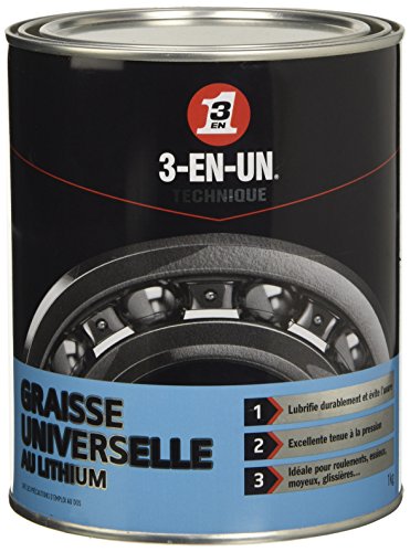 3 En Un Technique Graisse Universelle Au Lithium En Pot 1kg
