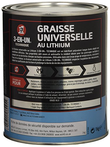 WD-40 3-EN-UN Graisse universelle au lit...