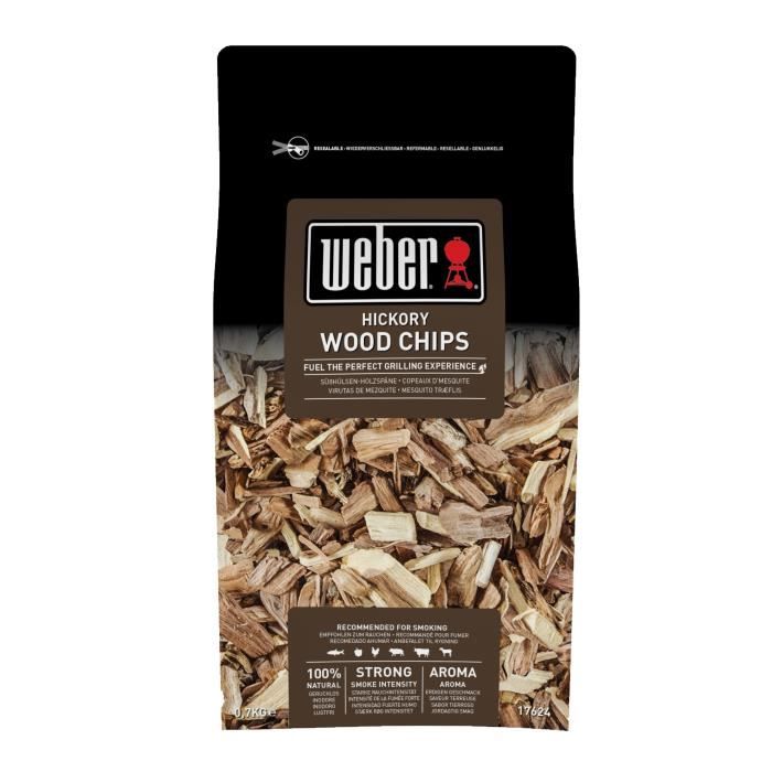 Copeaux De Bois De Fumage Hickory Weber - Pour Des Saveurs Innovantes