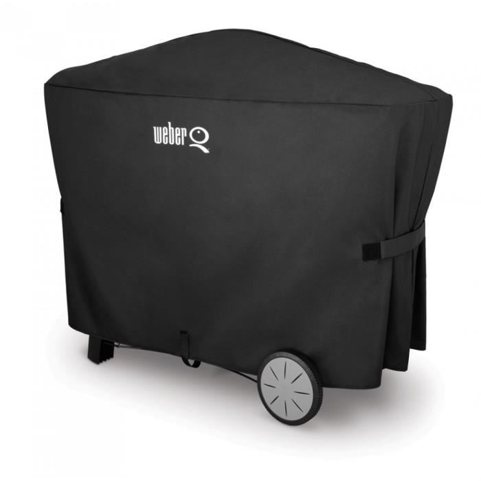 Weber Housse Premium Pour Series Q 2000 Avec Chariot Et Q 3000