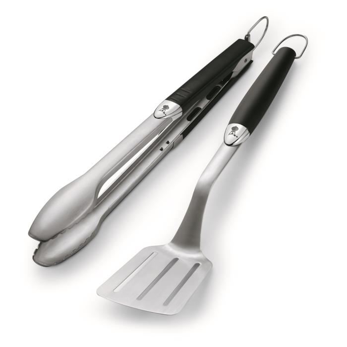 Kit Dustensiles Pour Barbecue Weber Premium Compact Acier Inoxydable