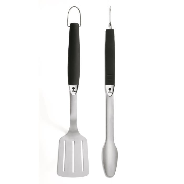 Kit Dustensiles Pour Barbecue Weber Premium Compact Acier Inoxydable