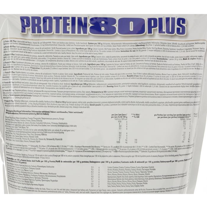 Weider Nutrition Protein 80 Plus - 2kg - Vanille