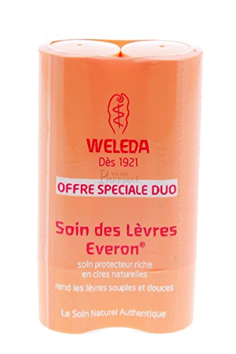 Weleda Soin Des Levres Everon Lot De 2 X 4,8g