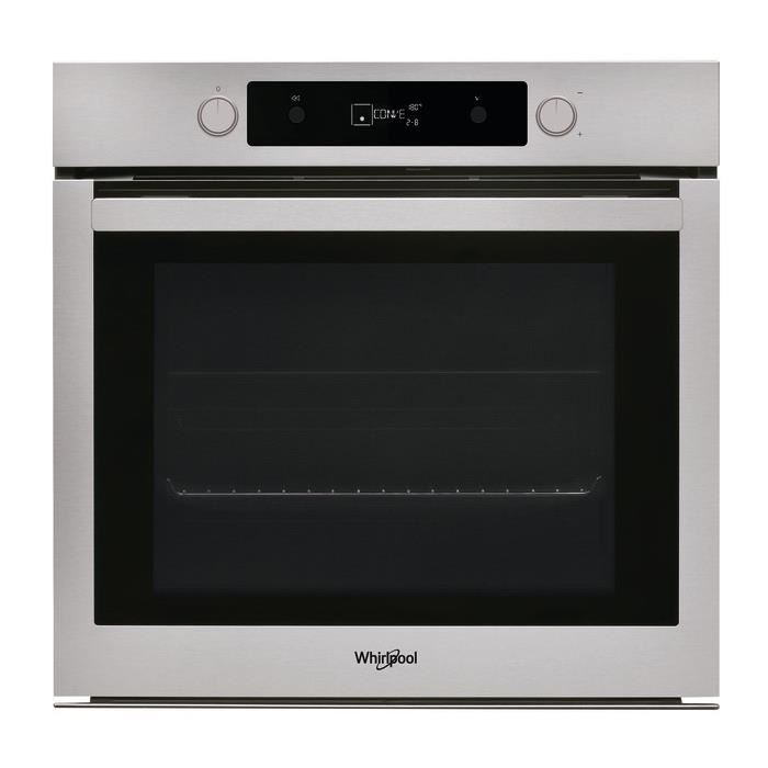 Whirlpool Oakp 02406 Pix Four Electrique Encastrable Multifonction Chaleur Pulsee 73 L Pyrolyse A Inox