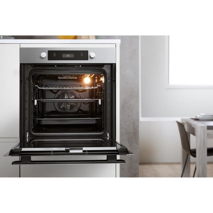 Whirlpool Oakp 02406 Pix Four Electrique Encastrable Multifonction Chaleur Pulsee 73 L Pyrolyse A Inox