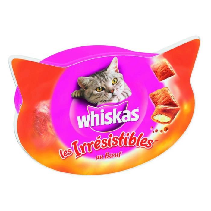 Whiskas Temptations Bœuf pour chat 60 g