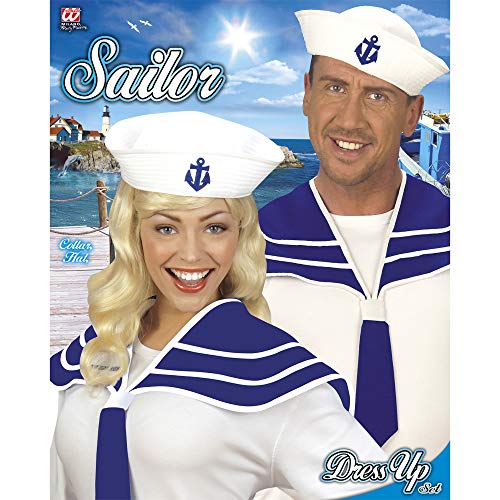 Sailor Dress-up Set (collar, Hat) -