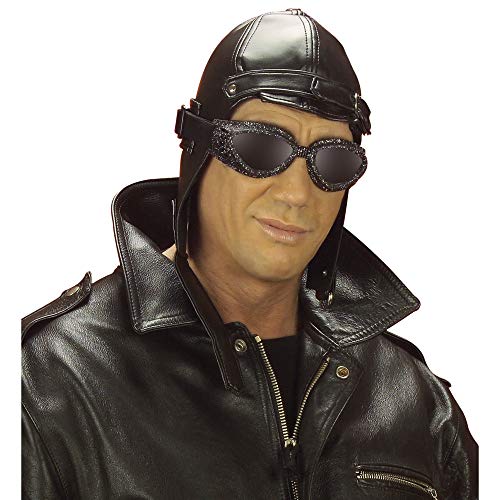 Bonnet Aviateur Noir En Simili Cuir - Widmann - Mixte - Interieur - Adulte